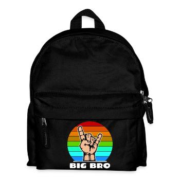 Big Brother Brother Coeur Cool Dire Bro - Sac à dos Enfant - noir - Devant