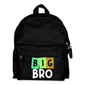 Big Brother Brother Heart Bro Déclaration Frères et sœurs - Sac à dos Enfant - noir - Devant