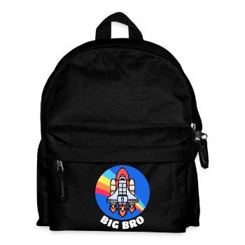 Frère Dire Grand Frère Frères et sœurs Cœur de frère - Sac à dos Enfant - noir - Devant