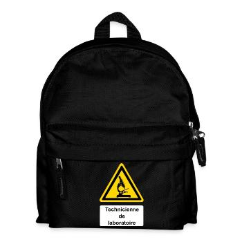 Technicienne de laboratoire - Sac à dos Enfant - noir - Devant
