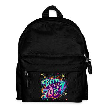 Né dans les années 70 - Sac à dos Enfant - noir - Devant