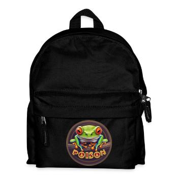 Grenouille à fléchettes empoisonnées - Sac à dos Enfant - noir - Devant