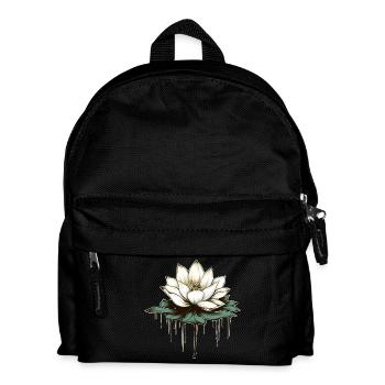 Fleur de lotus - Sac à dos Enfant - noir - Devant