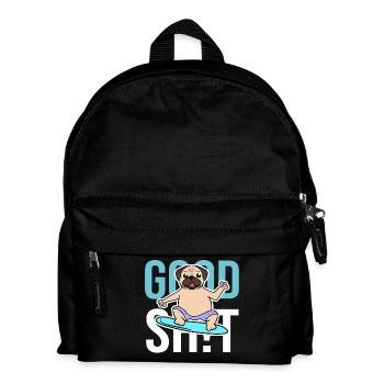 Dog Statement Pets Favorite Animal Stuffed Toy - Kids' Backpack - black - Front
