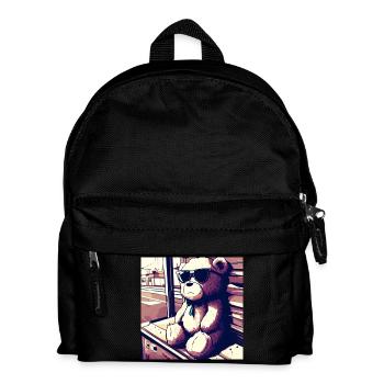 Teddy Manga II - Kinder Rucksack - Schwarz - Vorne