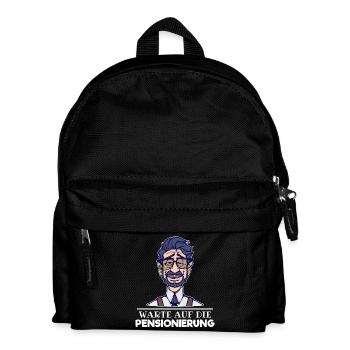 Ruhestand Senior Freizeit Pensionierung Statement - Kinder Rucksack - Schwarz - Vorne