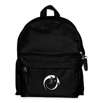 Elegant Black Cat - Kids' Backpack - black - Front