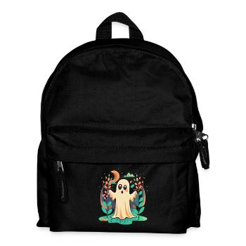 Fantôme d’Halloween - Sac à dos Enfant - noir - Devant