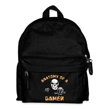 Anatomy Of A Gamer Skeleton Hand Funny - Kids' Backpack - black - Front