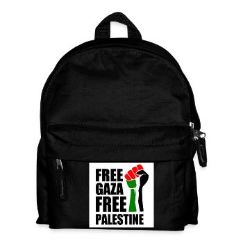 Free gaza Free palestine - Kids' Backpack - black - Front