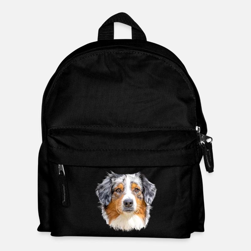 Australian Shepherd - Kids' Backpack - black