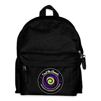 Elemente Spiral-Einheit - Kinder Rucksack - Schwarz - Vorne
