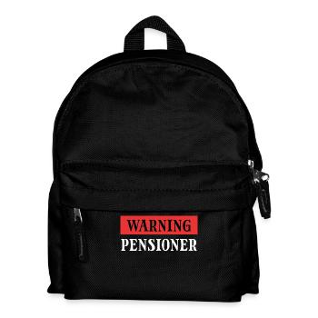 Retirement Senior Statement Retirement Leisure - Kids' Backpack - black - Front