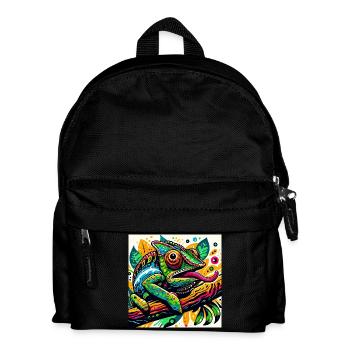 Chameleon - Kids' Backpack - black - Front