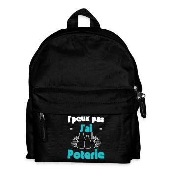 Poterie Cadeau d'anniversaire - Sac à dos Enfant - noir - Devant
