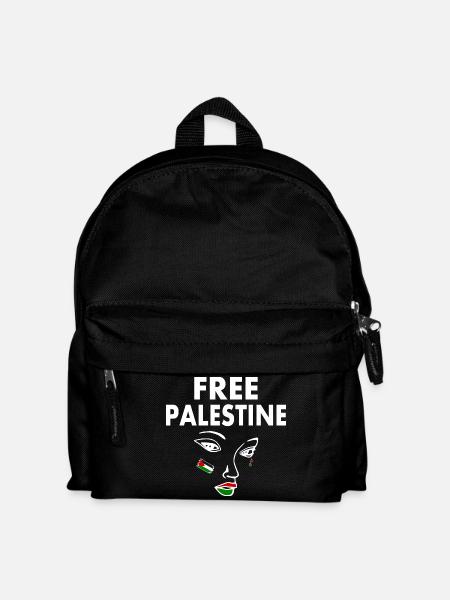 Free palestine - Kids' Backpack - black