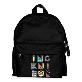 Ingénieur Emploi Profession Carrière Travail Réussite - Sac à dos Enfant - noir - Devant