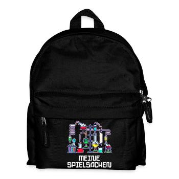Job Wissenschafter Karriere Statement Vorgesetzter - Kinder Rucksack - Schwarz - Vorne