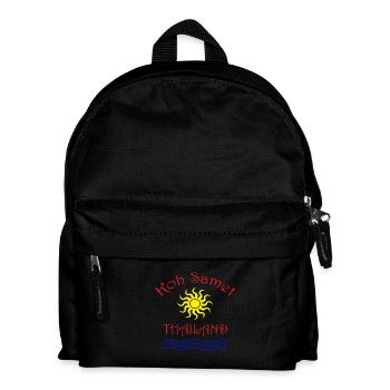 Koh Samet Island Sun and Wave Design - Kids' Backpack - black - Front