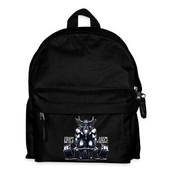 Wikinger Kreuzheben Geschenk - Kinder Rucksack - Schwarz - Vorne