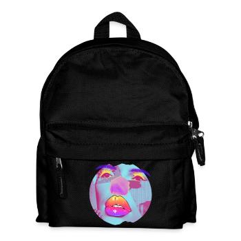 Pop Art bright collage - Kids' Backpack - black - Front