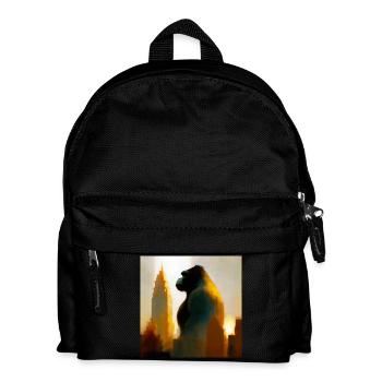 Gorilla 02 - Kids' Backpack - black - Front