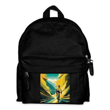 Autobahn zum Yellow Glory - Kinder Rucksack - Schwarz - Vorne