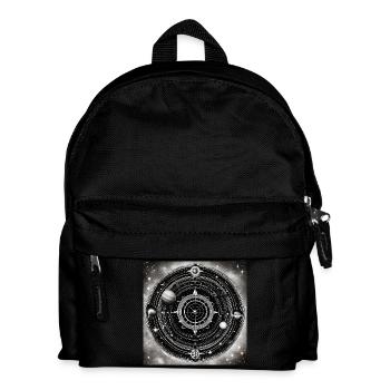 Black and White Universe of Darts - Kids' Backpack - black - Front
