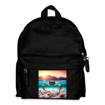 Underwater Crab - Kids' Backpack - black - Front