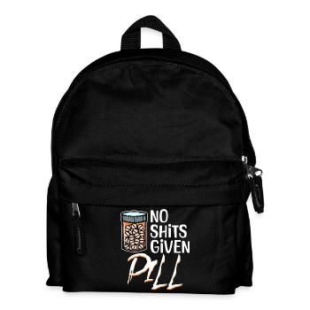 Anyway, cool saying doesn't matter to me attitude - Kids' Backpack - black - Front