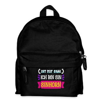 Je m’en fous de la déclaration, je m’en fous - Sac à dos Enfant - noir - Devant