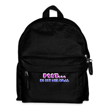 Je ne me soucie pas de l’attitude de déclaration, de la détente - Sac à dos Enfant - noir - Devant