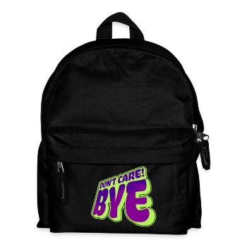 Cool saying: Doesn't matter, attitude, chill doesn't matter to me - Kids' Backpack - black - Front