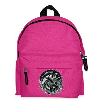 Fishing Angler Dynamic Gift - Kids' Backpack - fuchsia - Front