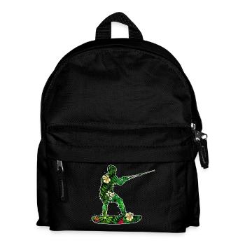 Surfing Wassersport Wakeboard Surfboard Wasserski - Kinder Rucksack - Schwarz - Vorne