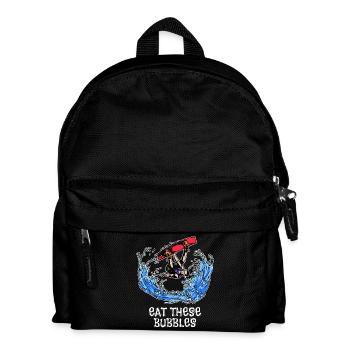 Surfen Wasserski Wellenreiten Wakeboard Statement - Kinder Rucksack - Schwarz - Vorne