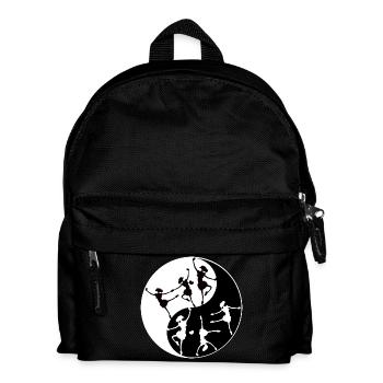 Ballet Dancing Yin Yang - Kids' Backpack - black - Front