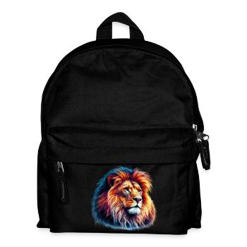Lion - Kids' Backpack - black - Front