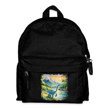 Niedlicher junger Thesaurus Kinderbuchstil Aquarel - Kinder Rucksack - Schwarz - Vorne