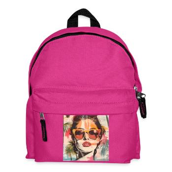 Summer Portrait - Kids' Backpack - fuchsia - Front