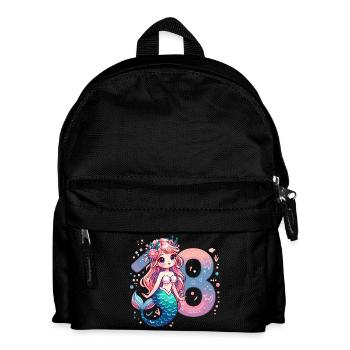 18 Jahre Meerjungfrau süß Geburtstag Geschenk - Kinder Rucksack - Schwarz - Vorne