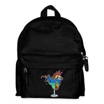 Animal Lover, Pet, Parrot, Animal, Bird, Zoo - Kids' Backpack - black - Front