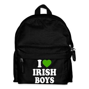 i love irish boys - Kinder Rucksack - Schwarz - Vorne
