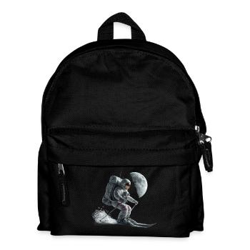 Astronaute Skieur - Sac à dos Enfant - noir - Devant