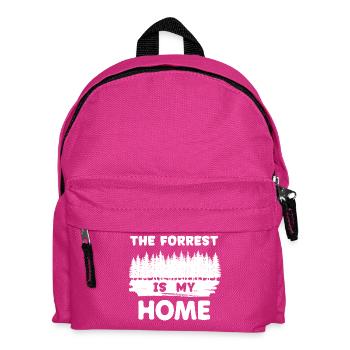 Foresterie Foresterie Déclaration en bois Bûcheron d’arbres - Sac à dos Enfant - fuchsia - Devant