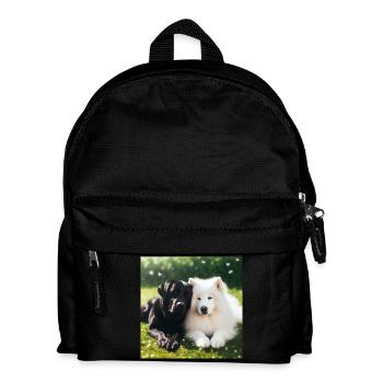 OIG1-KARTON - Kinder Rucksack - Schwarz - Vorne