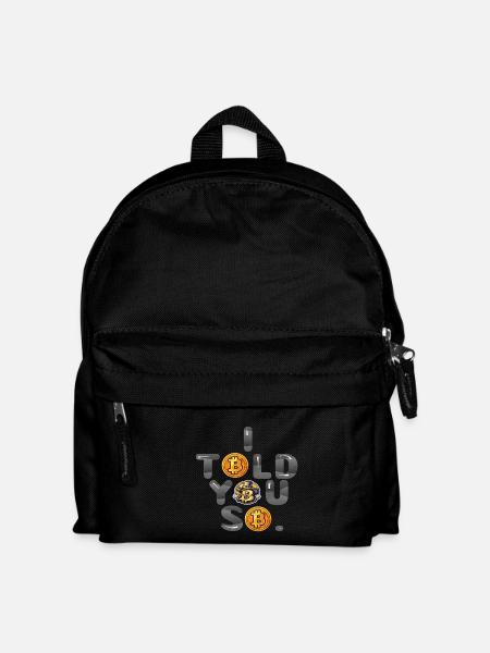 I TOLD YOU SO - Kinder Rucksack - Schwarz