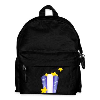 Star-Tasche! - Kinder Rucksack - Schwarz - Vorne