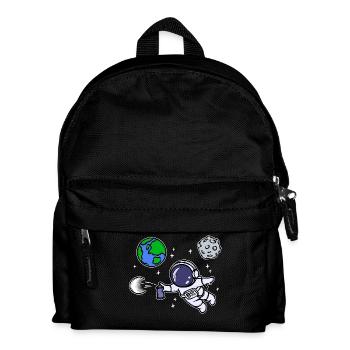 Graffiti Street Art Zeichnen Illustration Kunst - Kinder Rucksack - Schwarz - Vorne