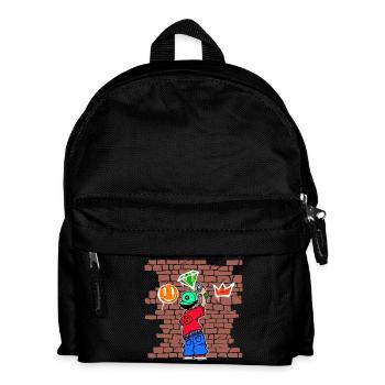 Croquis Street Art Urbain Bombe Aérosol Graffiti Art - Sac à dos Enfant - noir - Devant